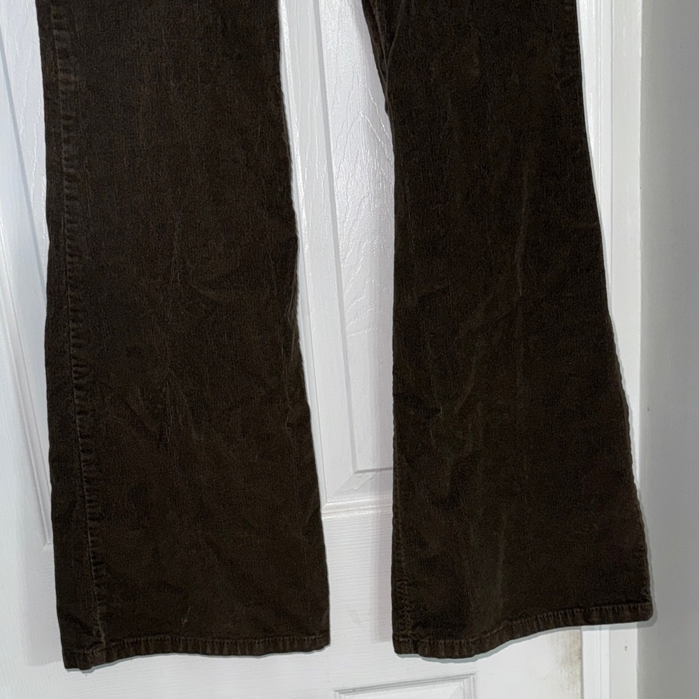No Boundaries Chocolate Brown Corduroy Flare Pants - Picture 4 of 9